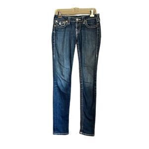 True religion low rise skinny jeans. Size 27